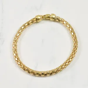 10k Hollow Frame Bracelet | 7.5" |