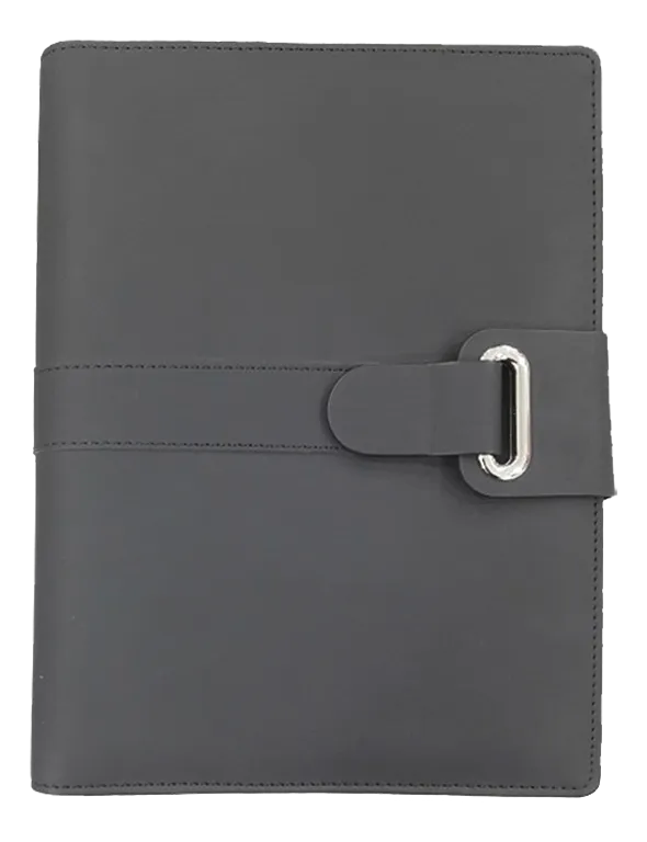 AMS-RM-200-F-62 - BLACK Soft feel PU Leather Organizer