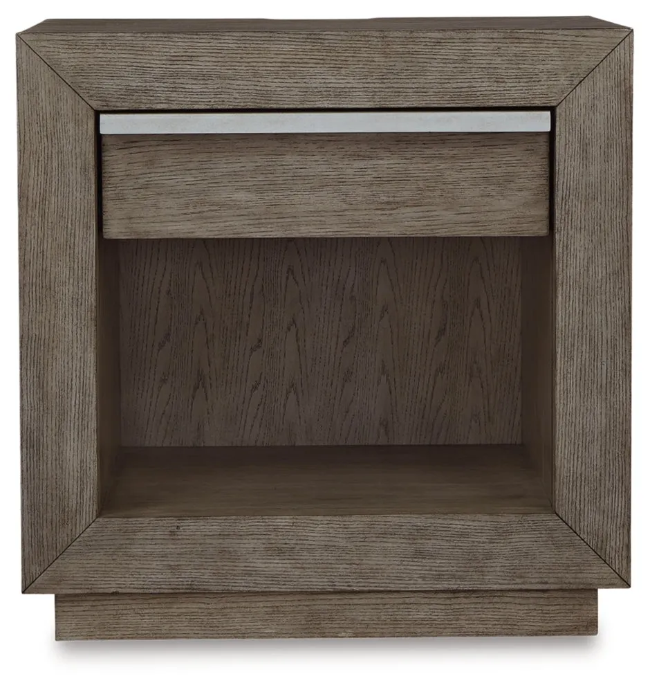 Anibecca Queen Bookcase Bed with Mirrored Dresser, Chest and Nightstand