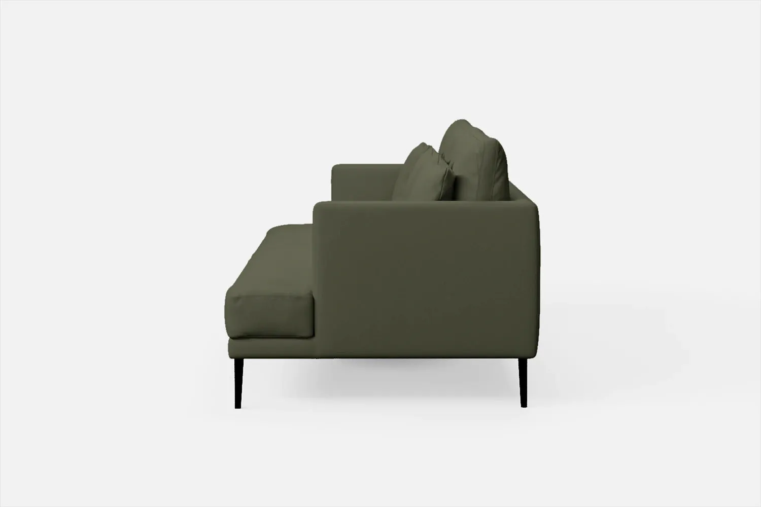 Bisceglie 3 Seater Sofa Sage Leather
