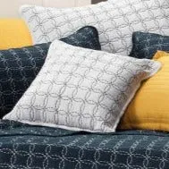 Clarence White Cushion by Bianca
