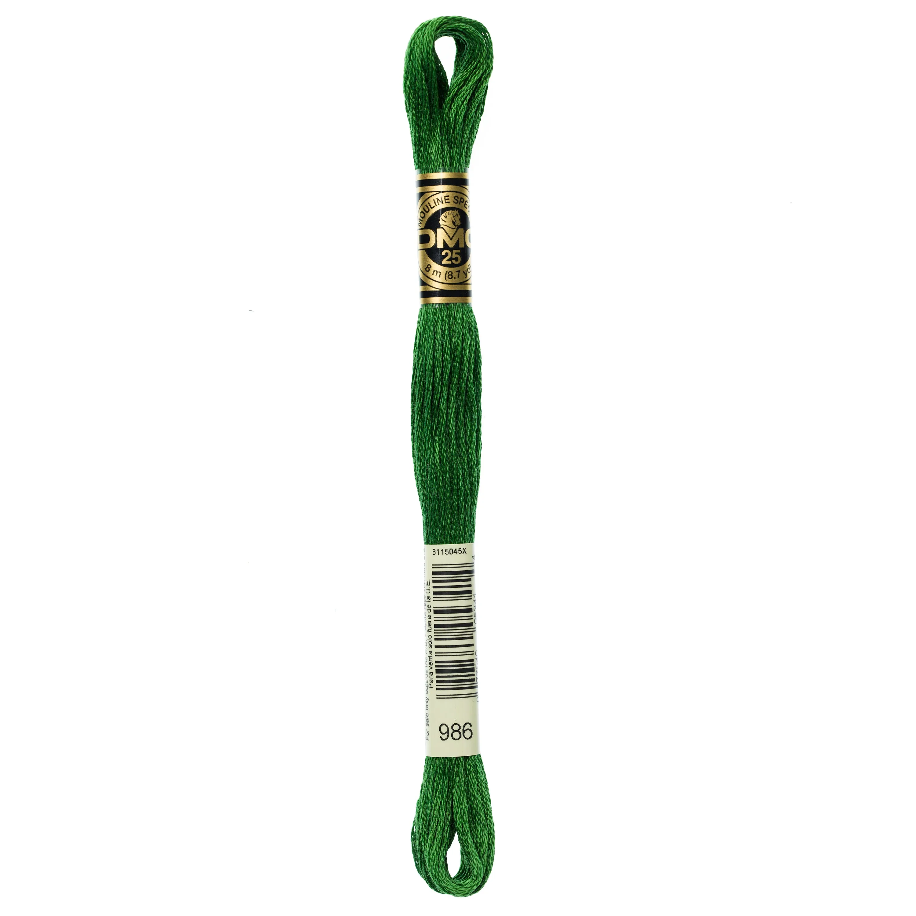 DMC Embroidery Floss, Green Palette