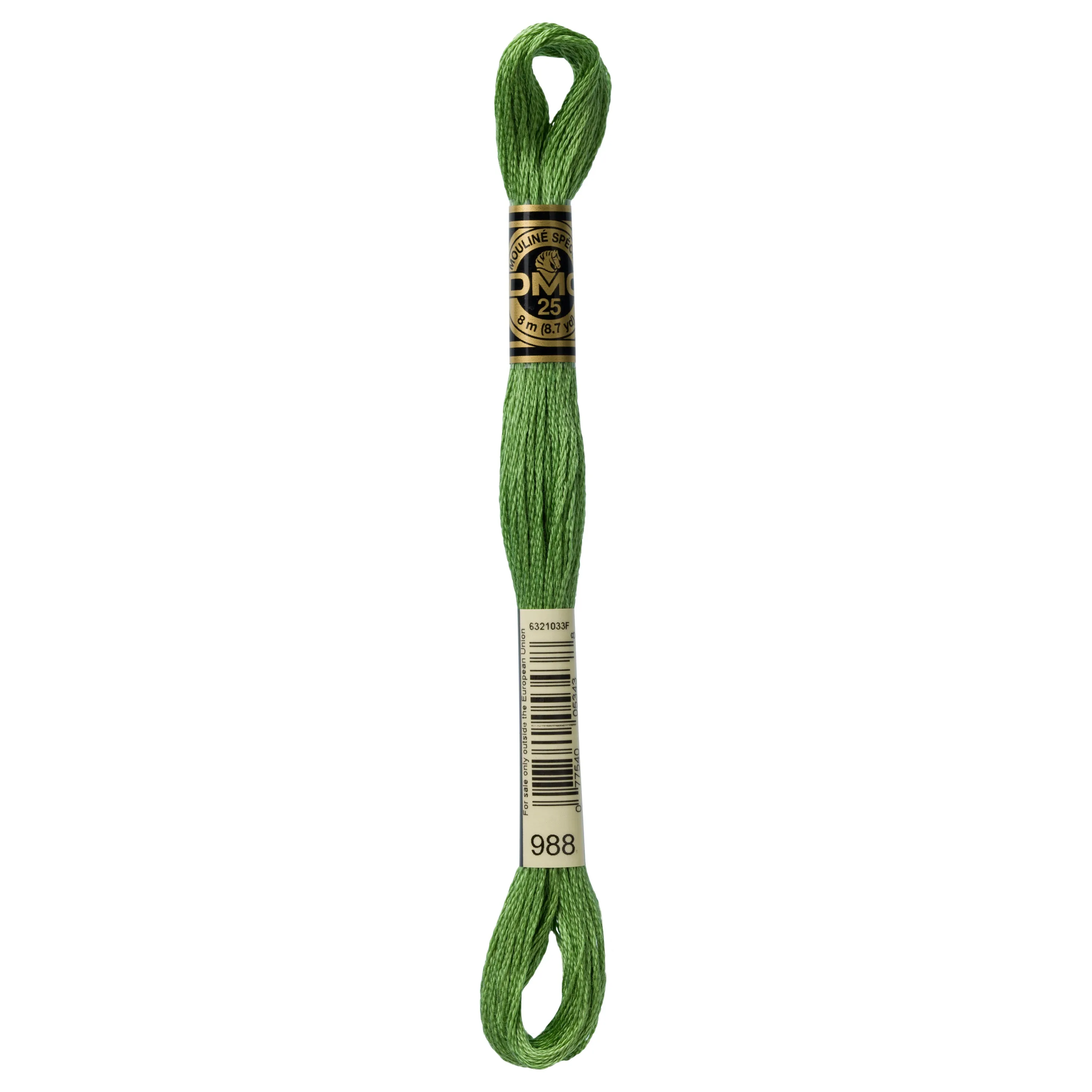 DMC Embroidery Floss, Green Palette