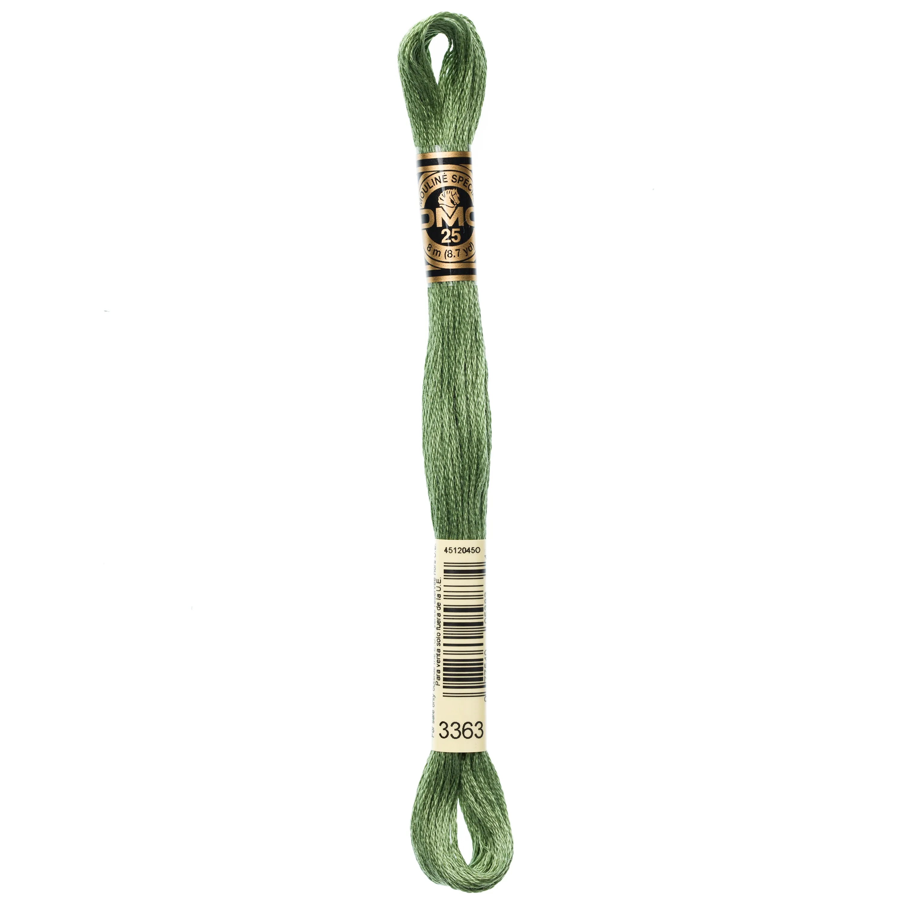 DMC Embroidery Floss, Green Palette