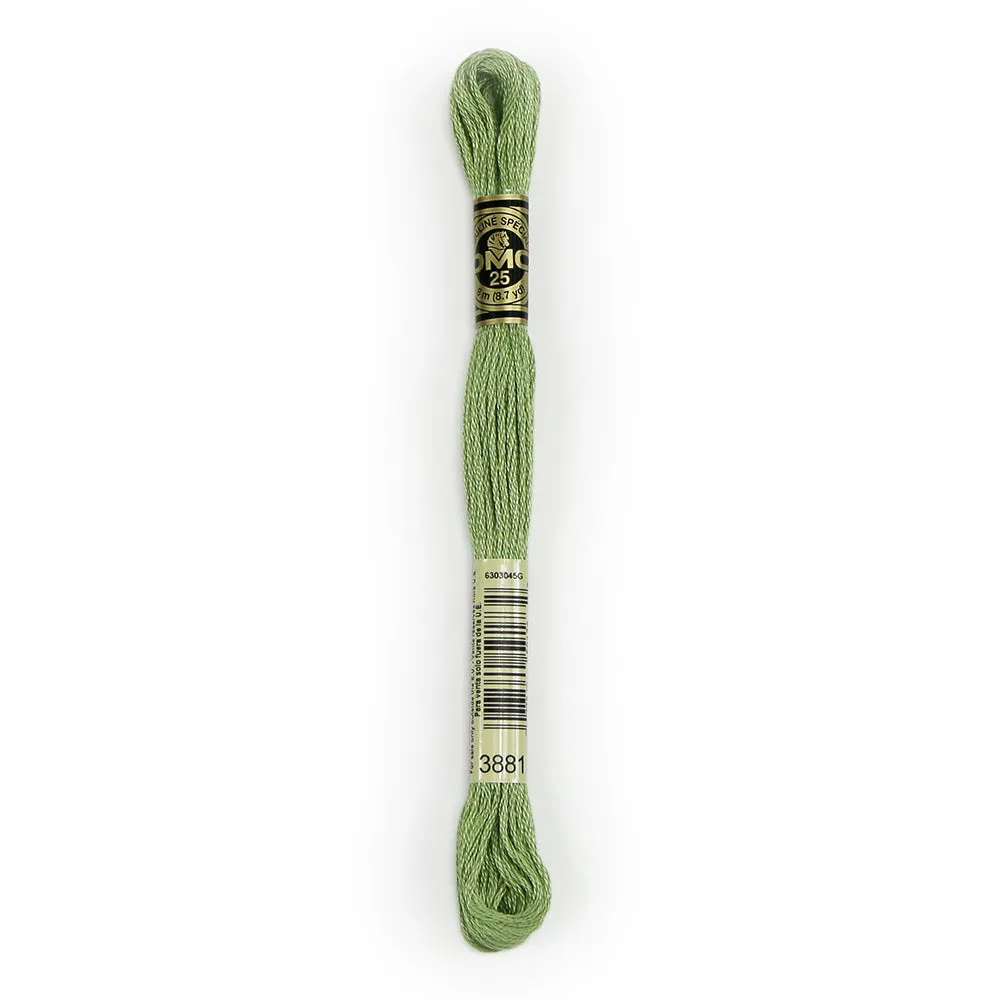 DMC Embroidery Floss, Green Palette