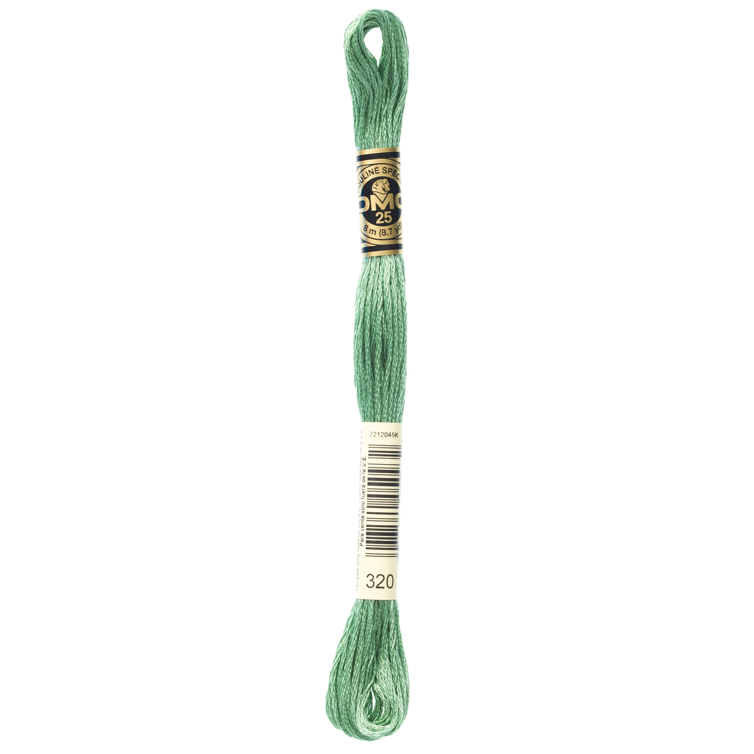 DMC Embroidery Floss, Green Palette