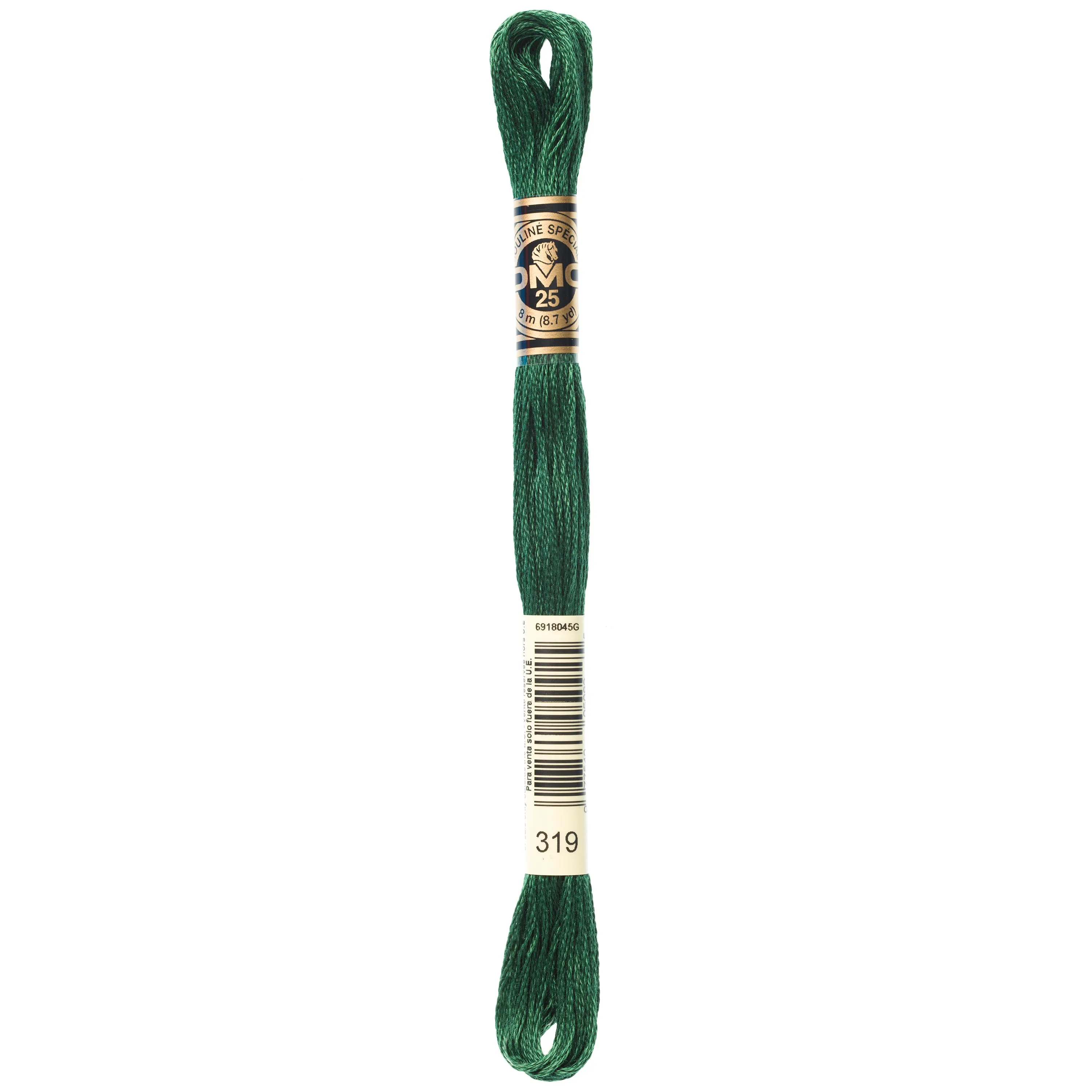 DMC Embroidery Floss, Green Palette