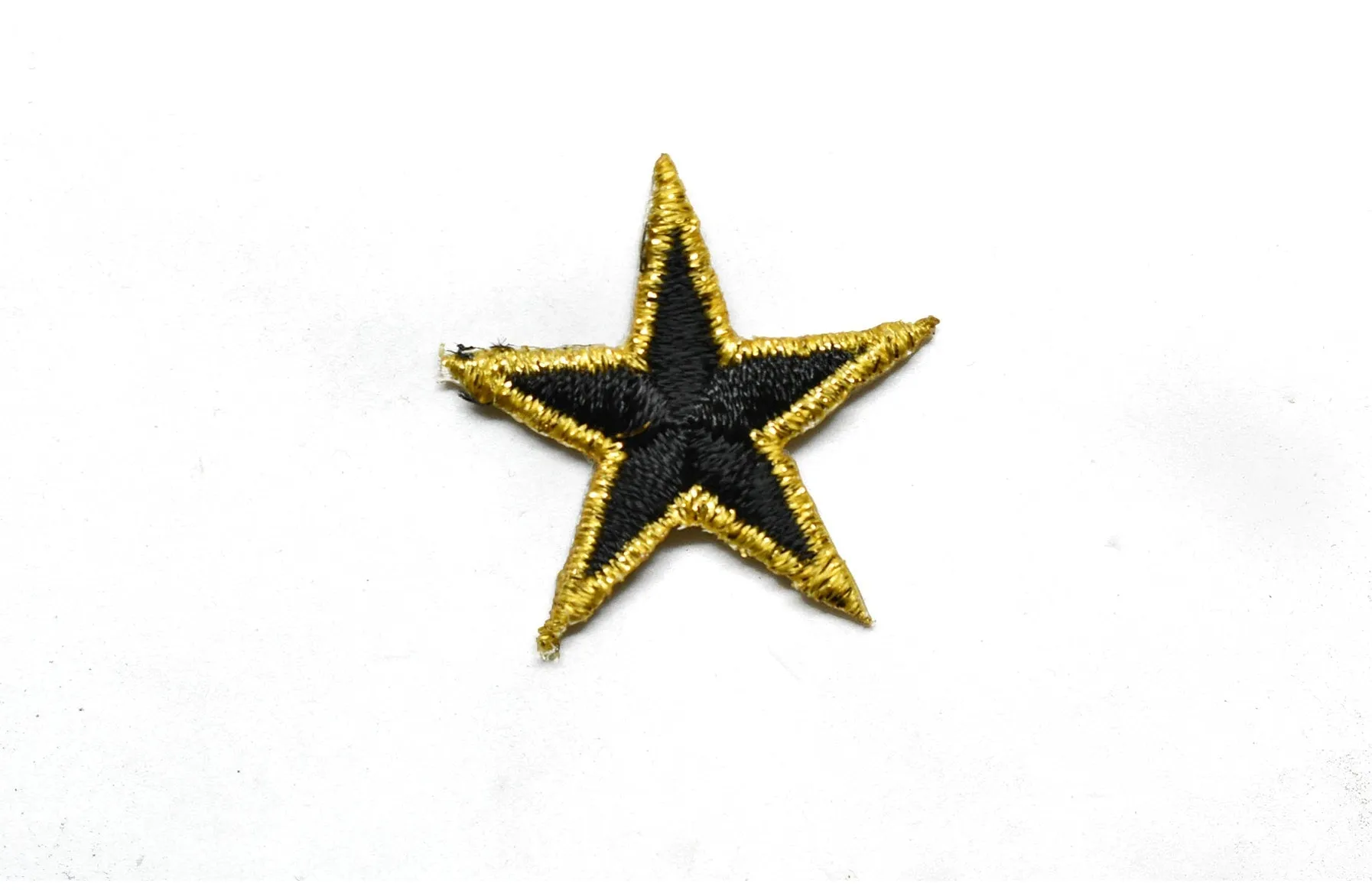 Embroidered Star Applique- Iron-on Star Patch - 2" -  1 Piece