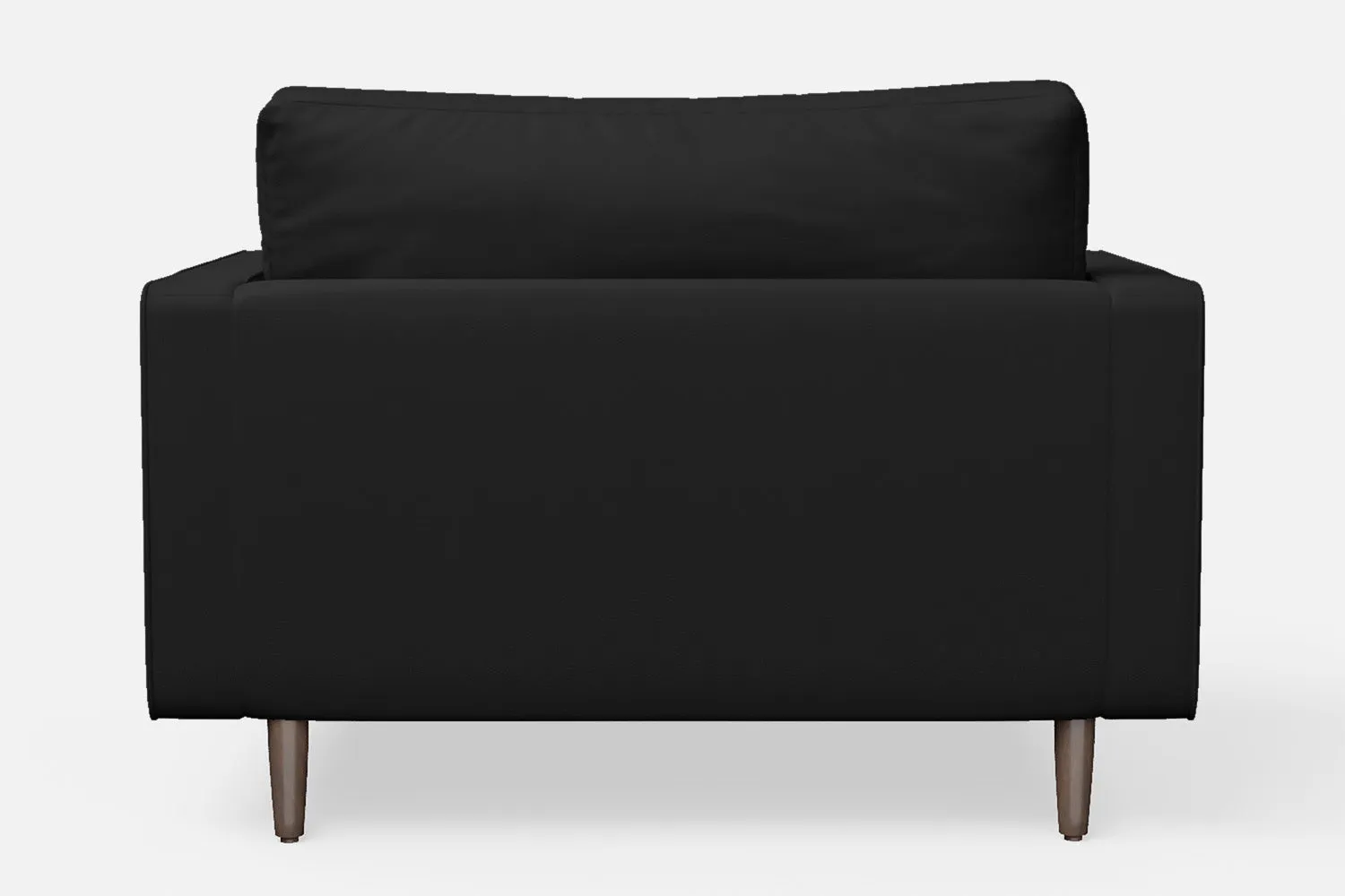 Gela Armchair Black Leather