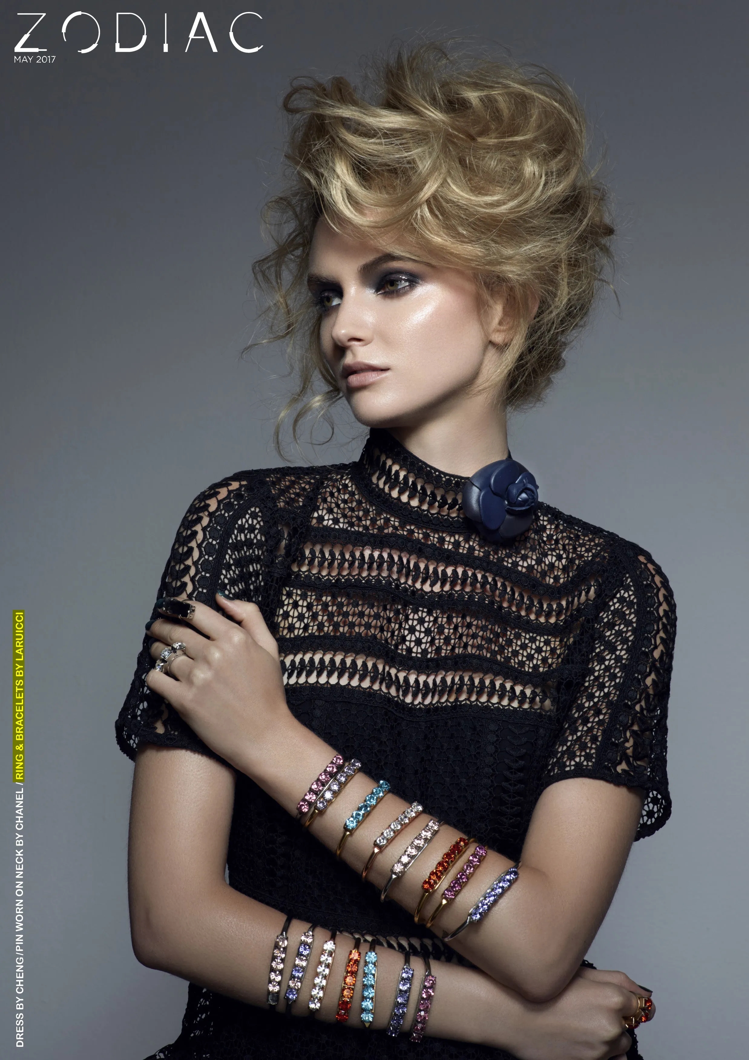 GUNMETAL CABARET BRACELET SET