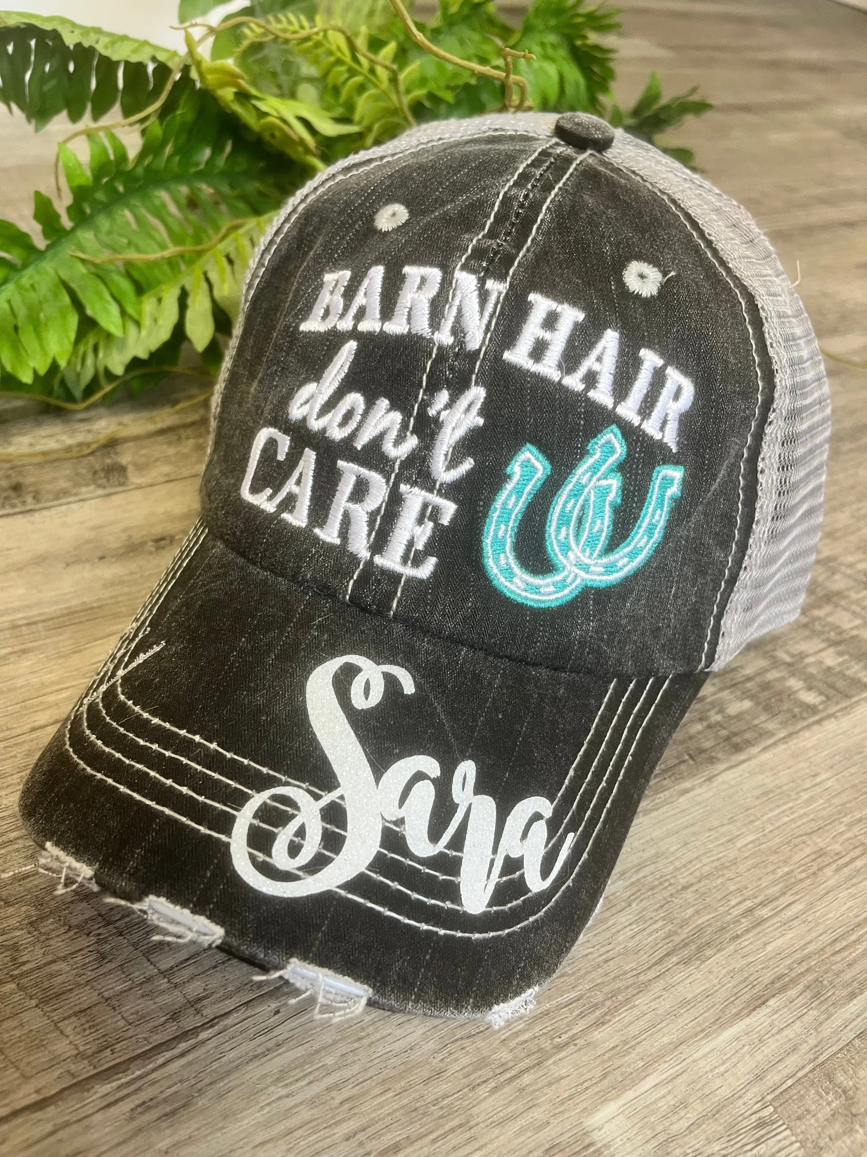 Hats Sports Boat Barn Racing Camping Lake Personalized Football mom hat Embroidered distressed womens trucker cap SHIPS in 2-3 days