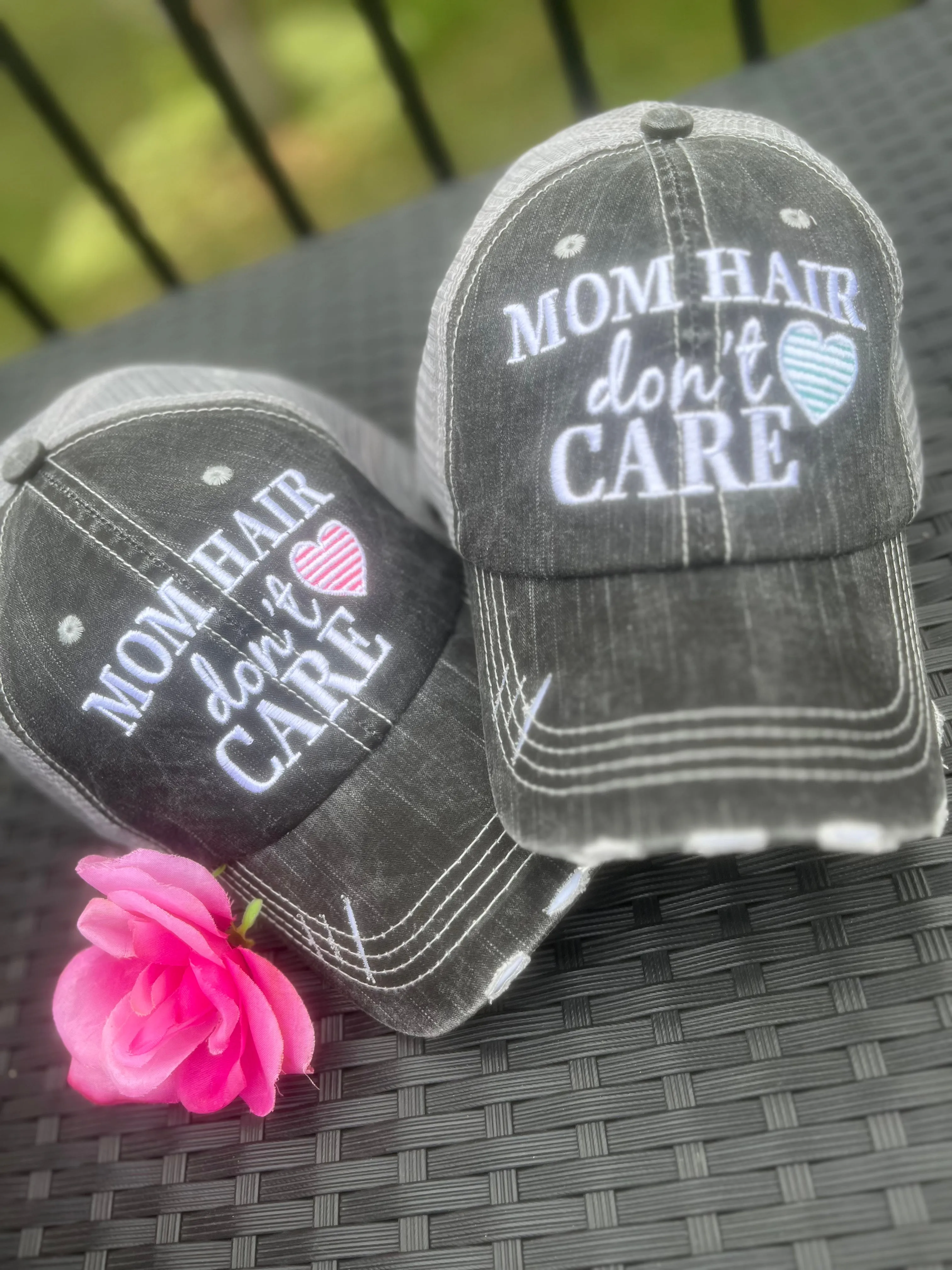 Hats Sports Boat Barn Racing Camping Lake Personalized Football mom hat Embroidered distressed womens trucker cap SHIPS in 2-3 days