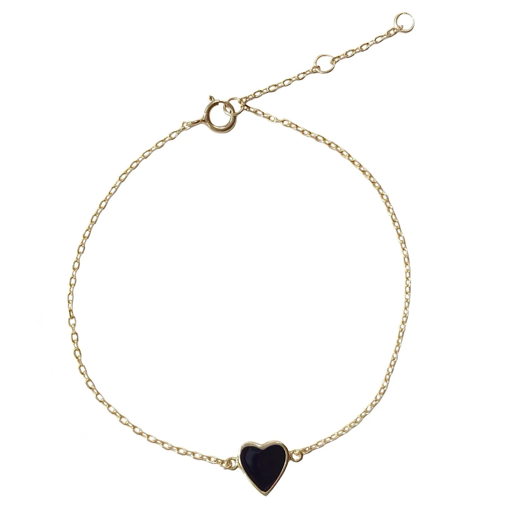 Heart Love Enamel Bracelet