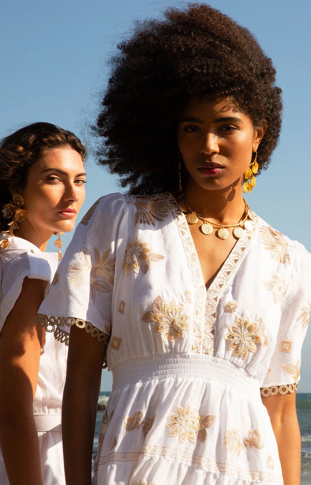 Journey Embroidered Maxi Dress