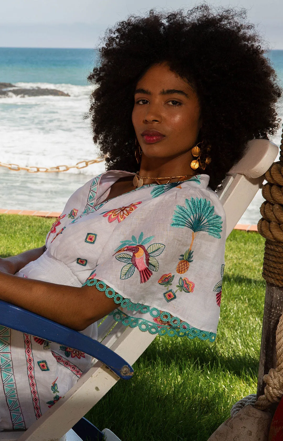 Journey Embroidered Maxi Dress
