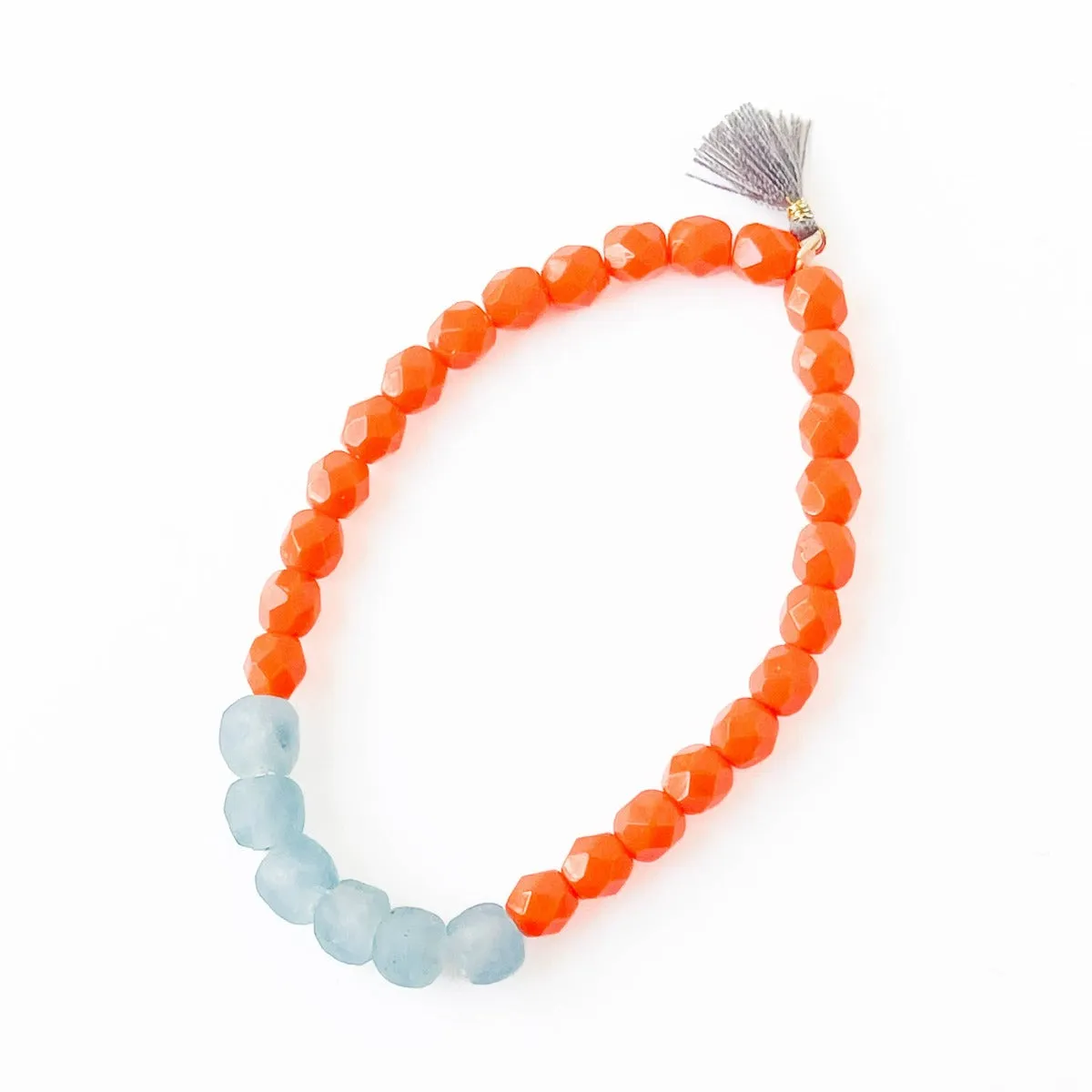 Nest Pretty Things | Recycled African Glass And Mixed Bead Bracelet