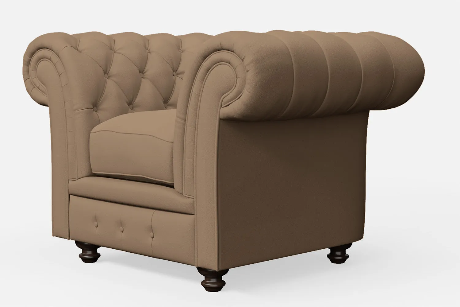 Pesaro Armchair Stone Leather