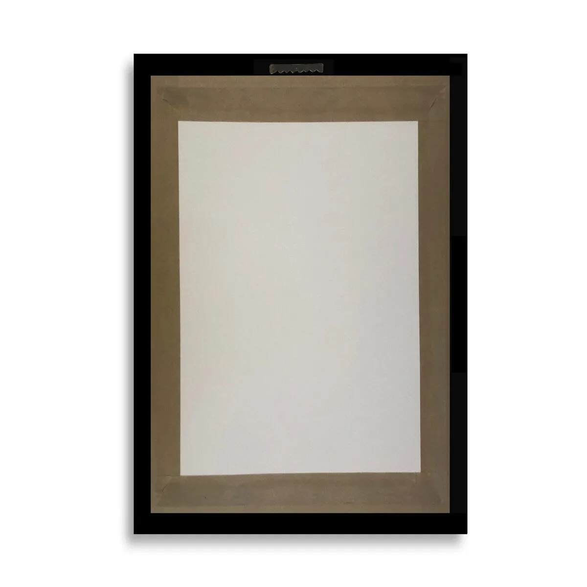 "Abstract Face II", Geometric Woman Face Modern & Contemporary White Framed Wall Art Print for Bedroom