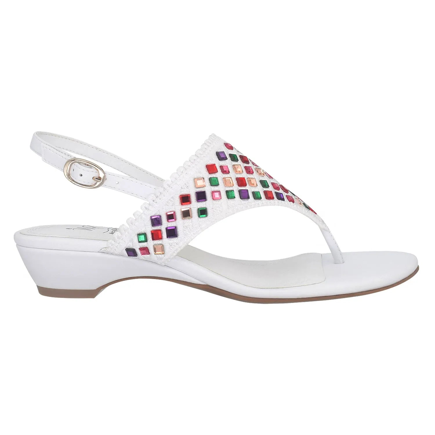 Roxee Thong Sandal with Memory Foam