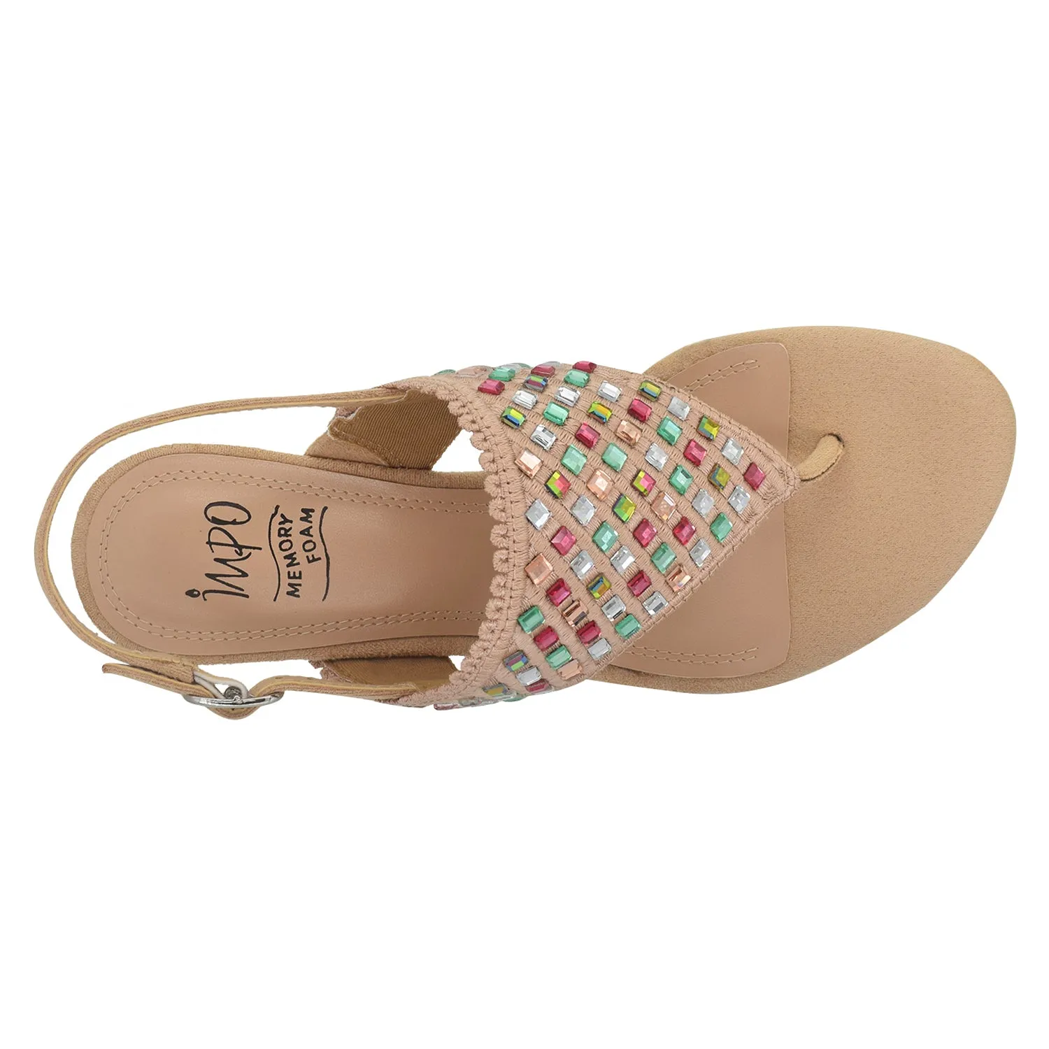 Roxee Thong Sandal with Memory Foam