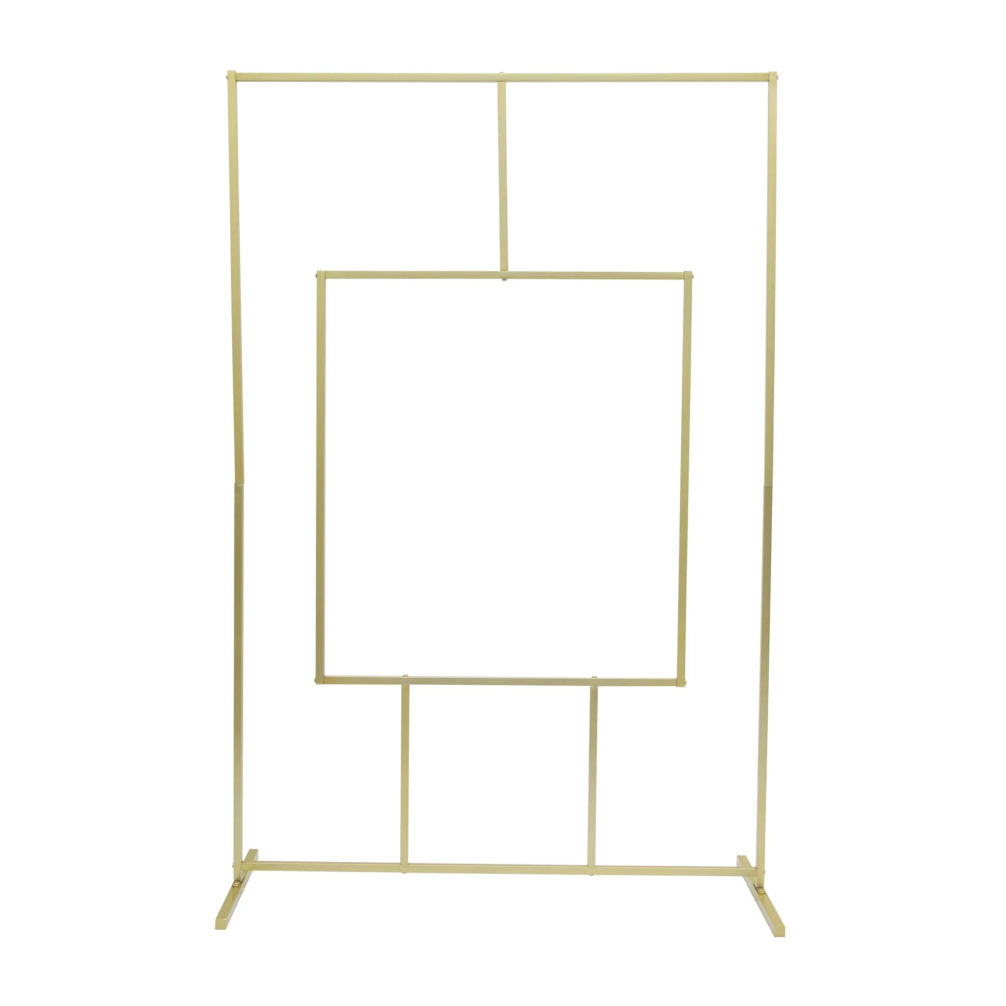 Wedding Geometric Arch Backdrop Frame Stand - Gold